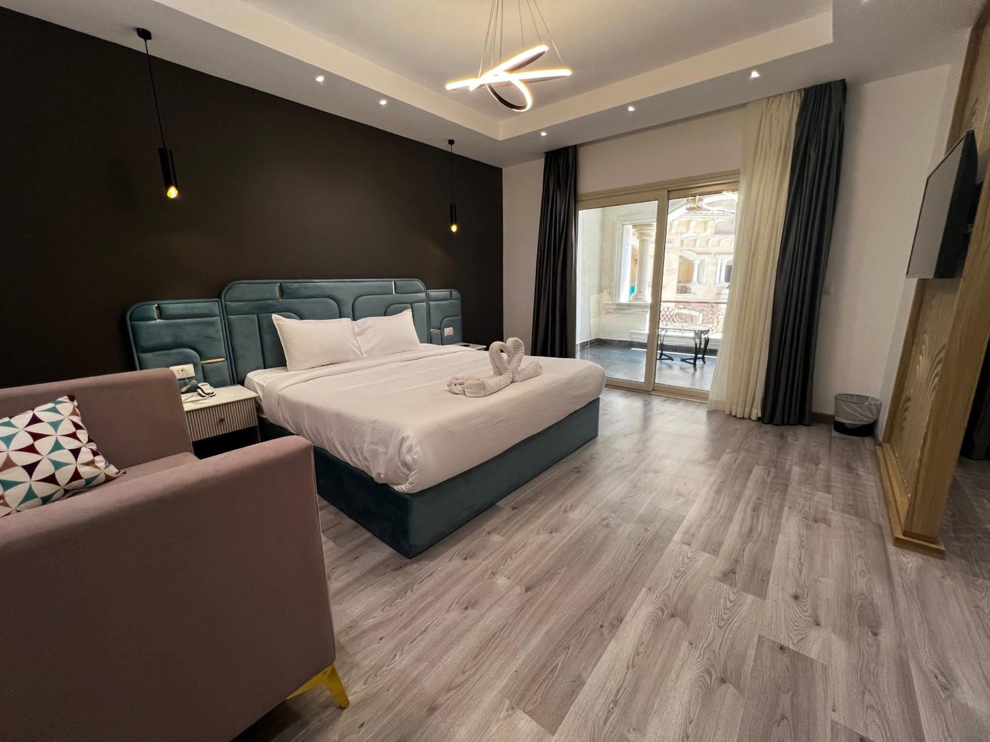 Onyx Pyramids Boutique Hotel Al Kawm al Akhdar Eksteriør bilde