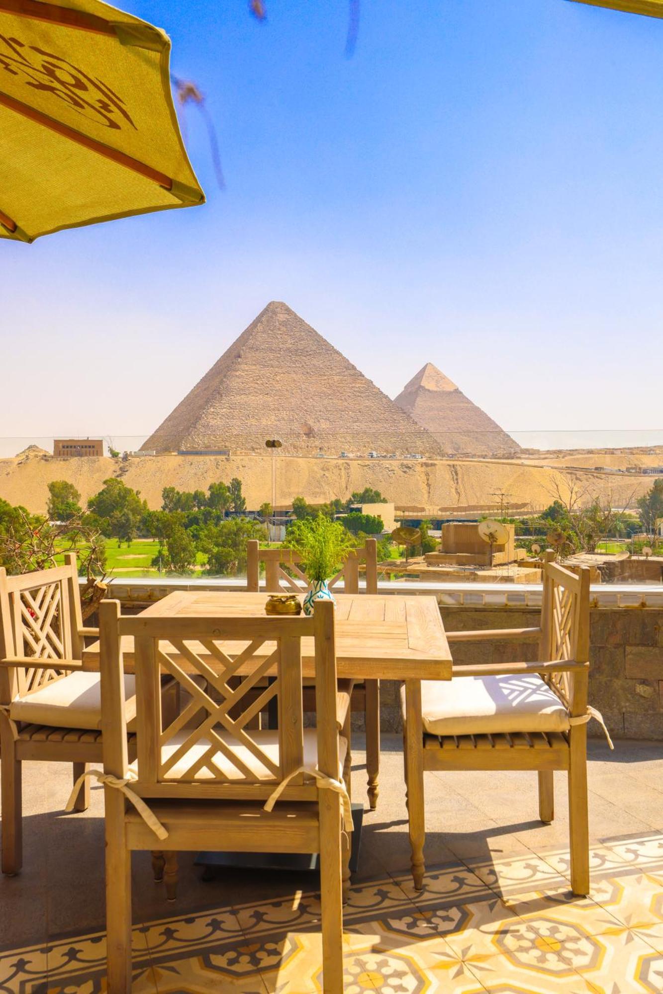Onyx Pyramids Boutique Hotel Al Kawm al Akhdar Eksteriør bilde