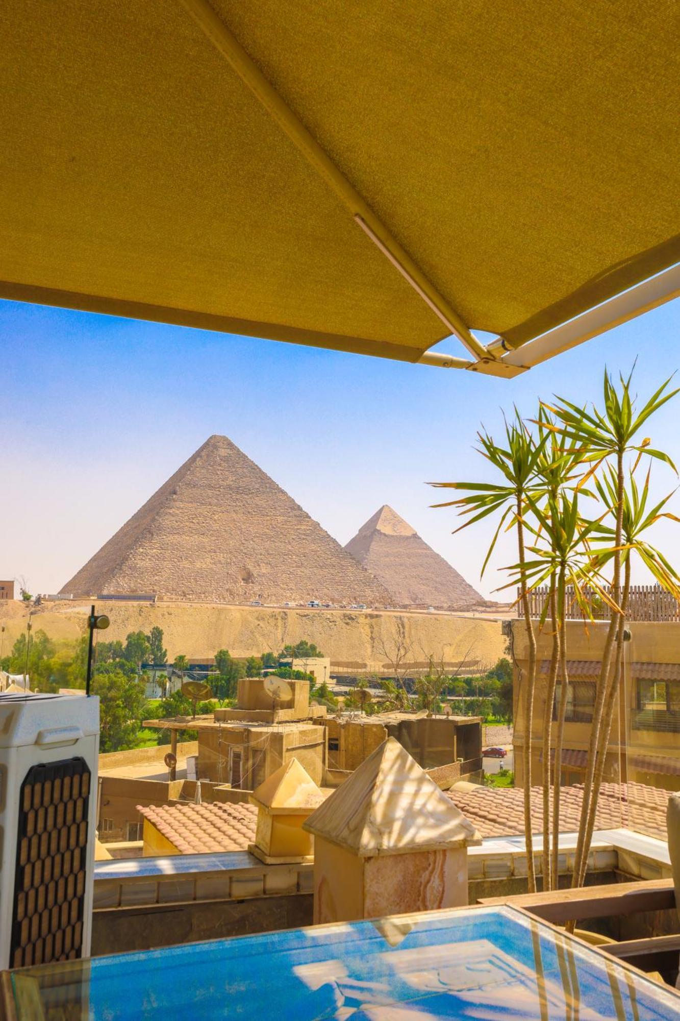 Onyx Pyramids Boutique Hotel Al Kawm al Akhdar Eksteriør bilde